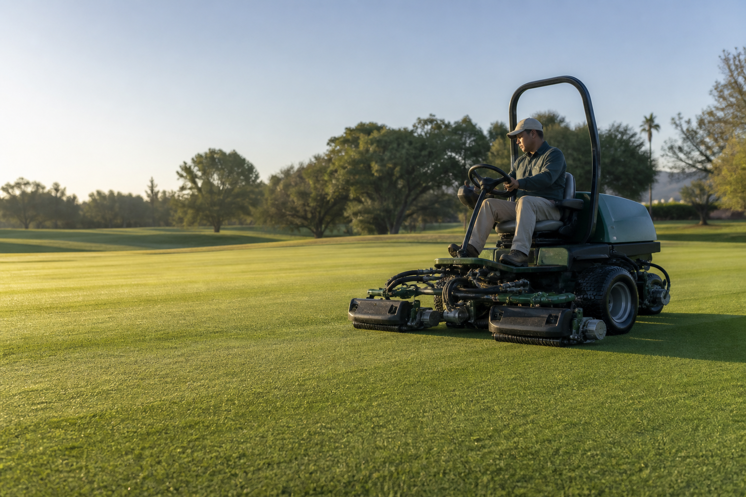 Maquinaria para mantenimiento de campos de golf